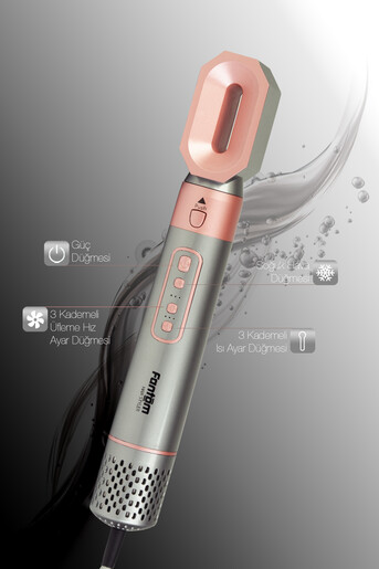 Fantom Hair Styler SK 1700 Saç Şekillendirici Antrasit